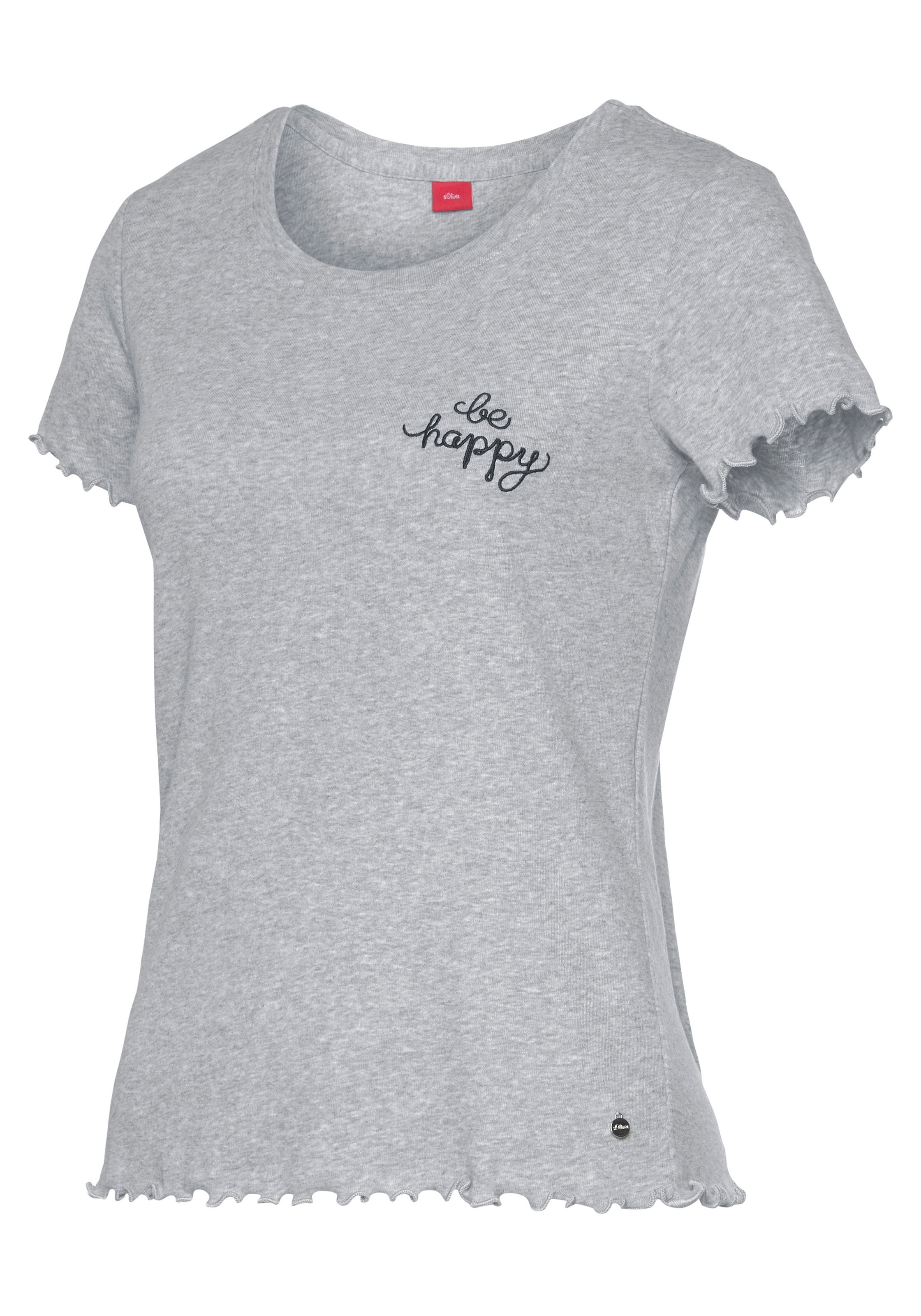 s.Oliver T-Shirt, mit Kräuselsaum bestellen | I\'m walking Shop | Nachthemden
