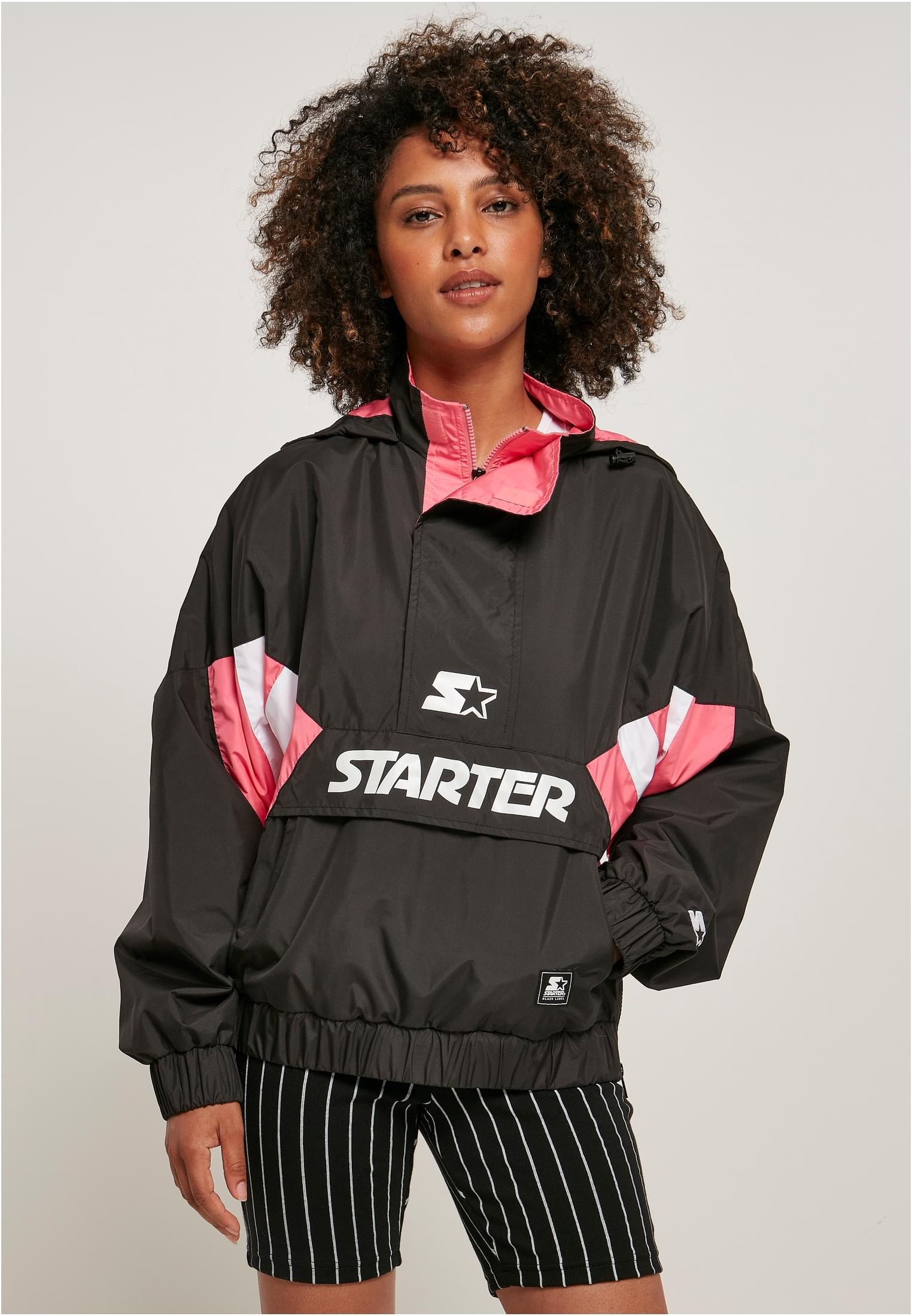 Starter Windbreaker »Damen Colorblock Starter Kapuze Ladies shoppen 1 ( Halfzip Windbreaker«, St.), mit