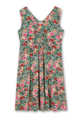 sheego by Joe Browns Jerseykleid »Jerseykleid«, mit Blumendruck und gelegten Falten kaufen
