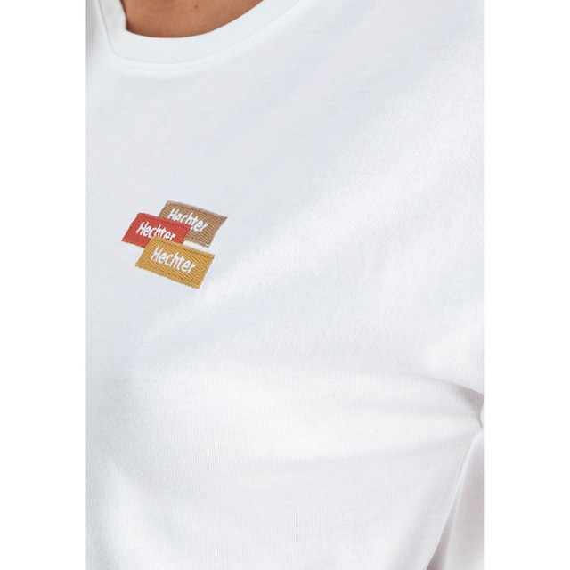 HECHTER PARIS T-Shirt, mit dezenter Logostickerei auf der Brust bestellen |  I'm walking