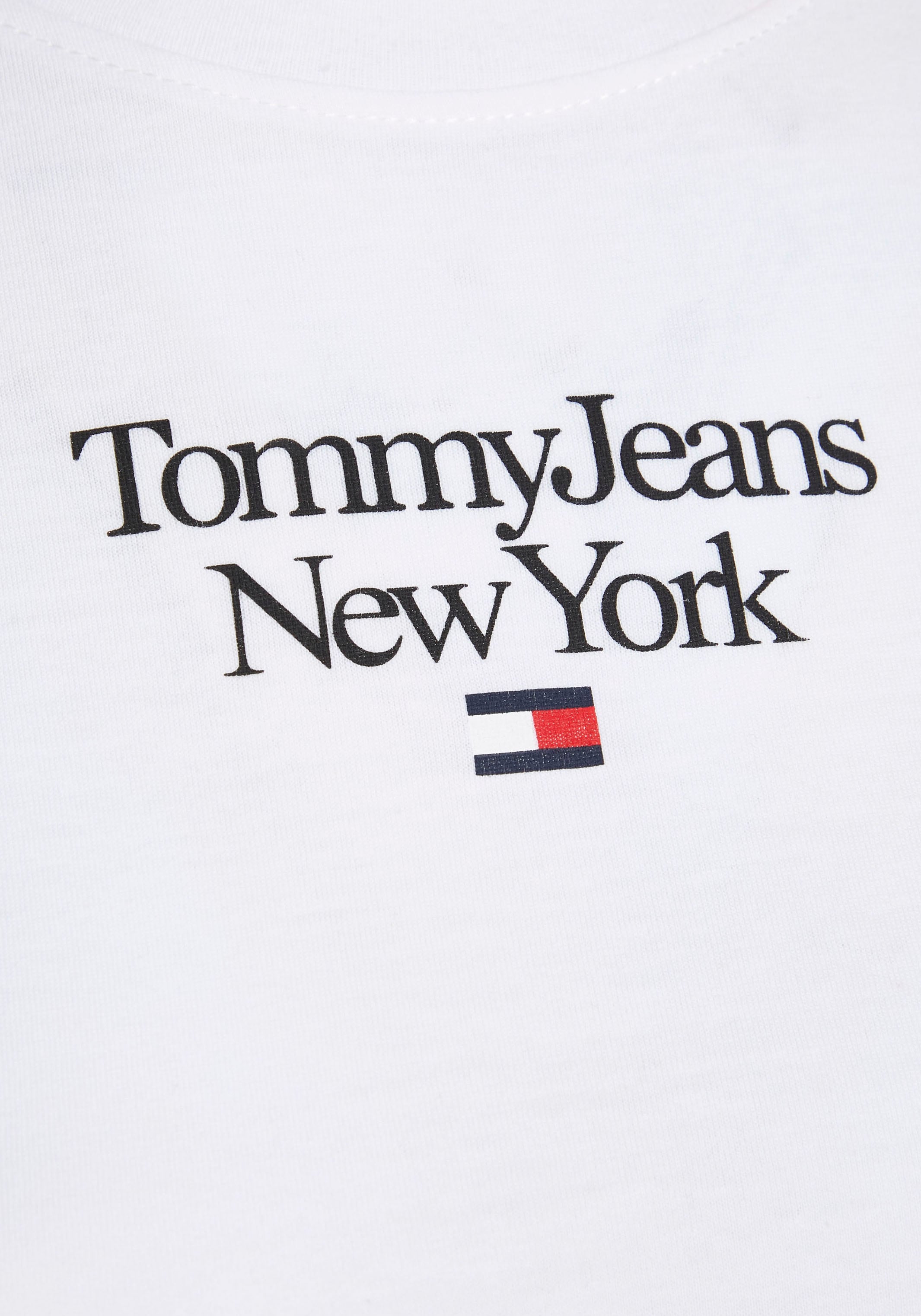 Label-Druck BBY Brusthöhe walking Tommy ESSENTIAL | I\'m online mit Jeans Tommy auf Jeans LOGO »TJW Kurzarmshirt SS«, 1