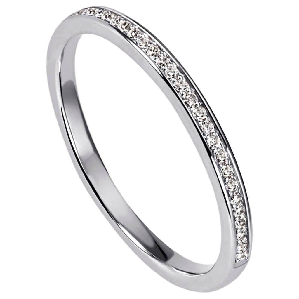 JOBO Diamantring Ring mit 29 Diamanten 585 Weißgold