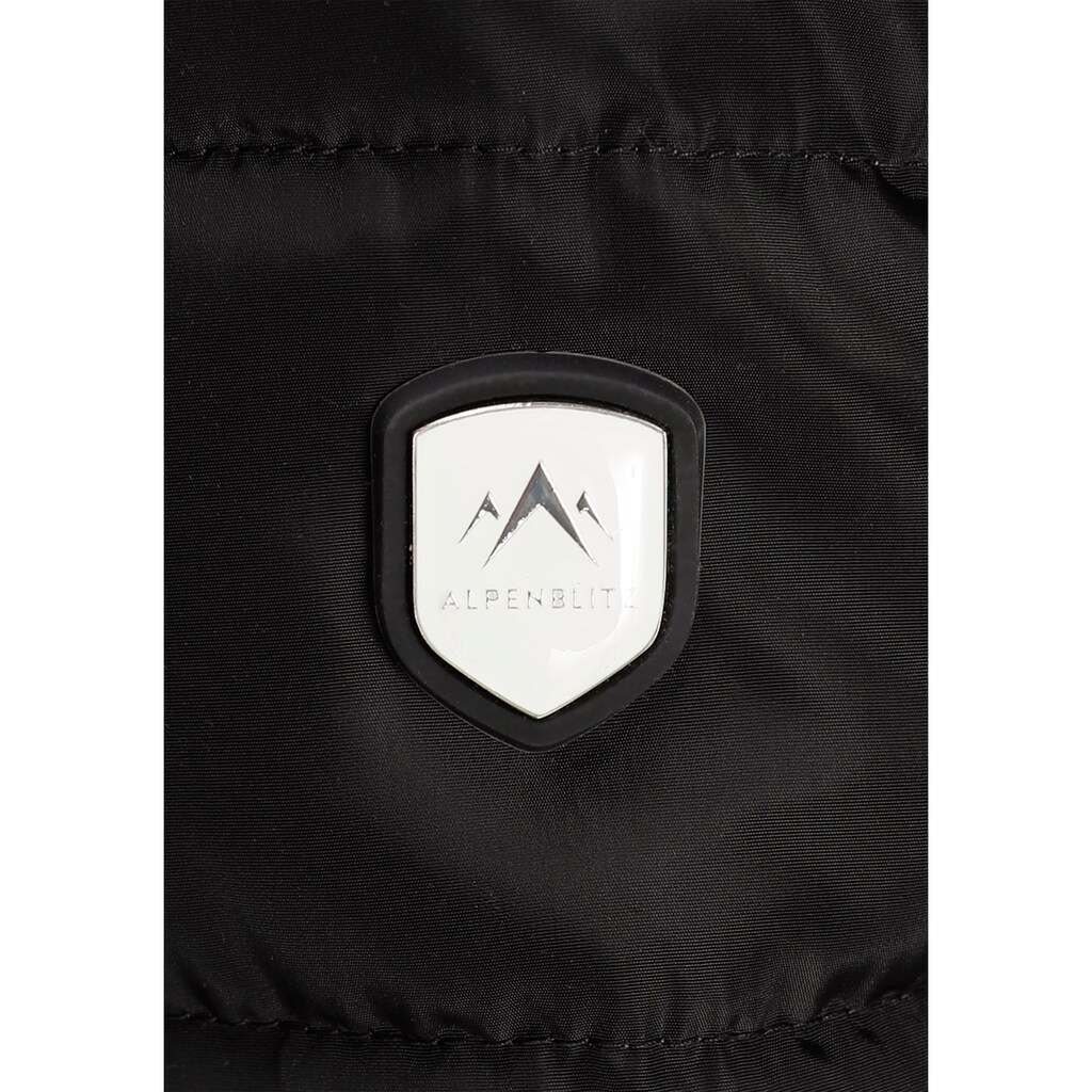 ALPENBLITZ Outdoorjacke »Semeru«, mit Kapuze, gesteppt mit abnehmbarer Kapuze und Fellkragen