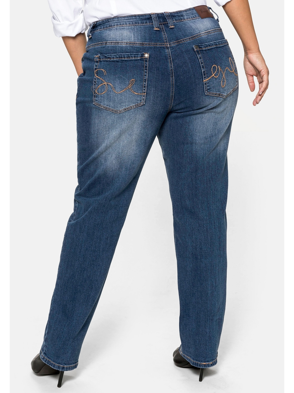 »Große Größen«, Stretch-Jeans shoppen Sheego Bauch-weg-Effekt