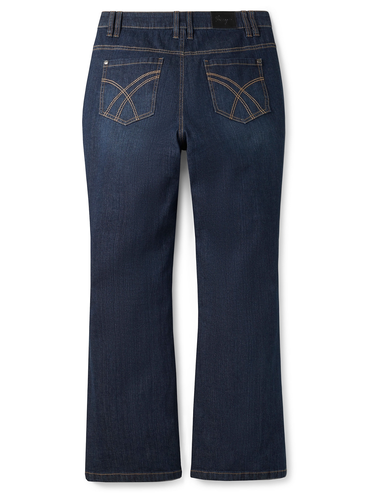 Sheego Bootcut-Jeans »Große Größen«, mit Kontrast-Stickerei, extralang  bestellen