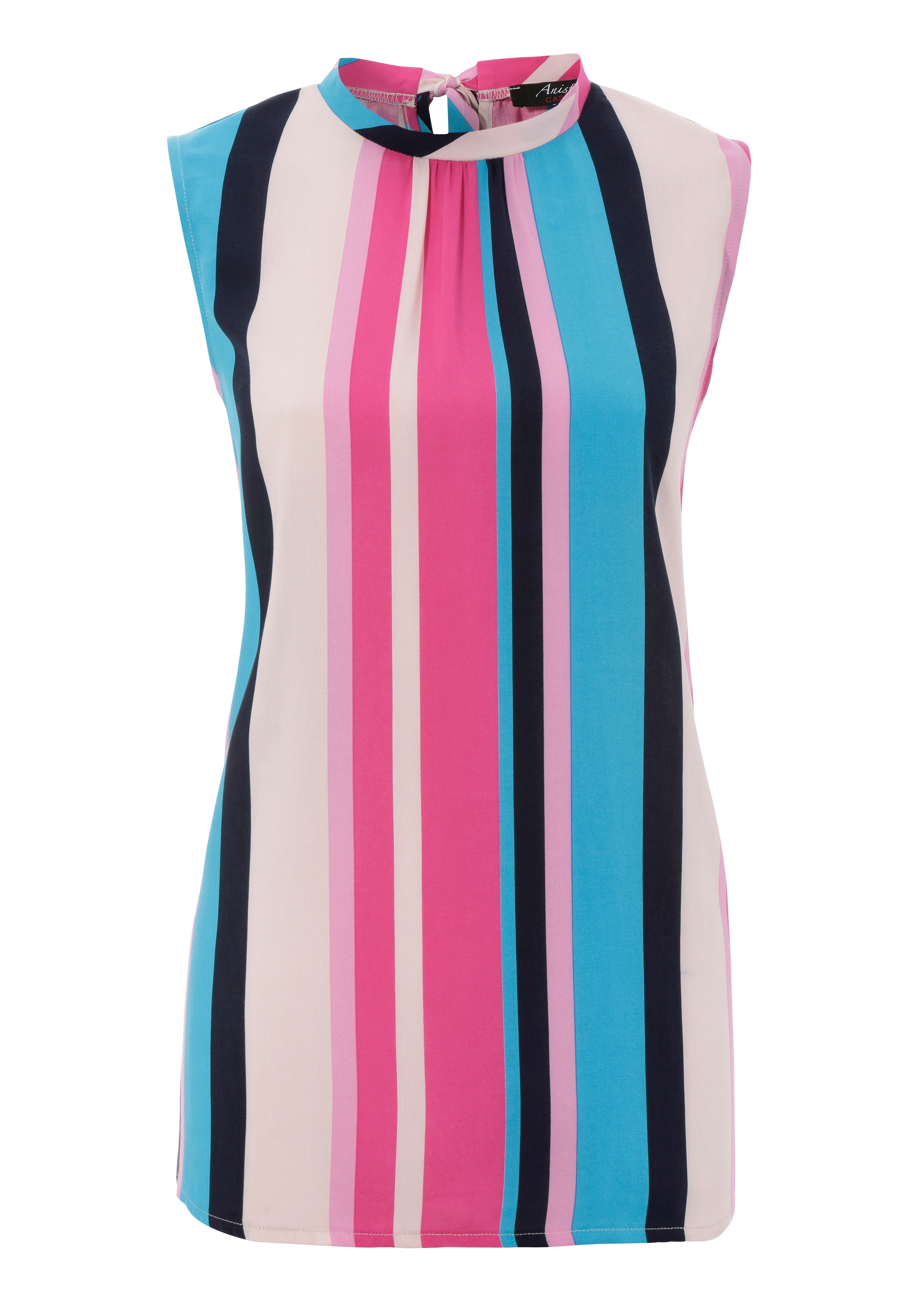 Aniston CASUAL Blusentop, mit farbharmonischen shoppen Streifen