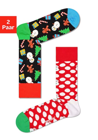 Happy Socks Socken, (2 Paar), mit winterlich-weihnachtlichen Motiven kaufen