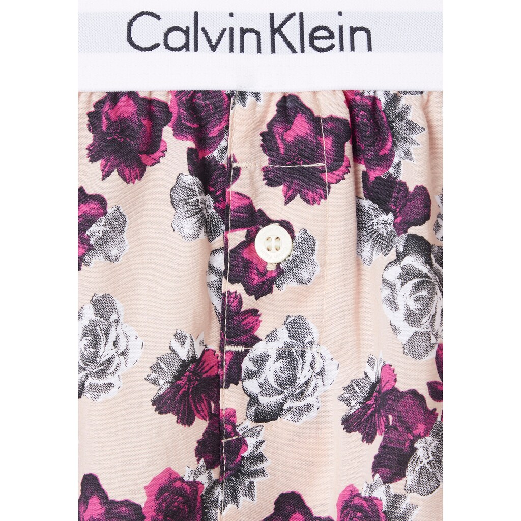 Calvin Klein Schlafshorts, mit floralem Druck