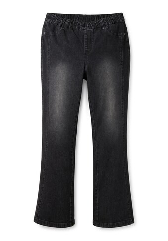 Sheego Bootcut-Jeans »Jeans«, mit Gummibund und Ziernähten kaufen