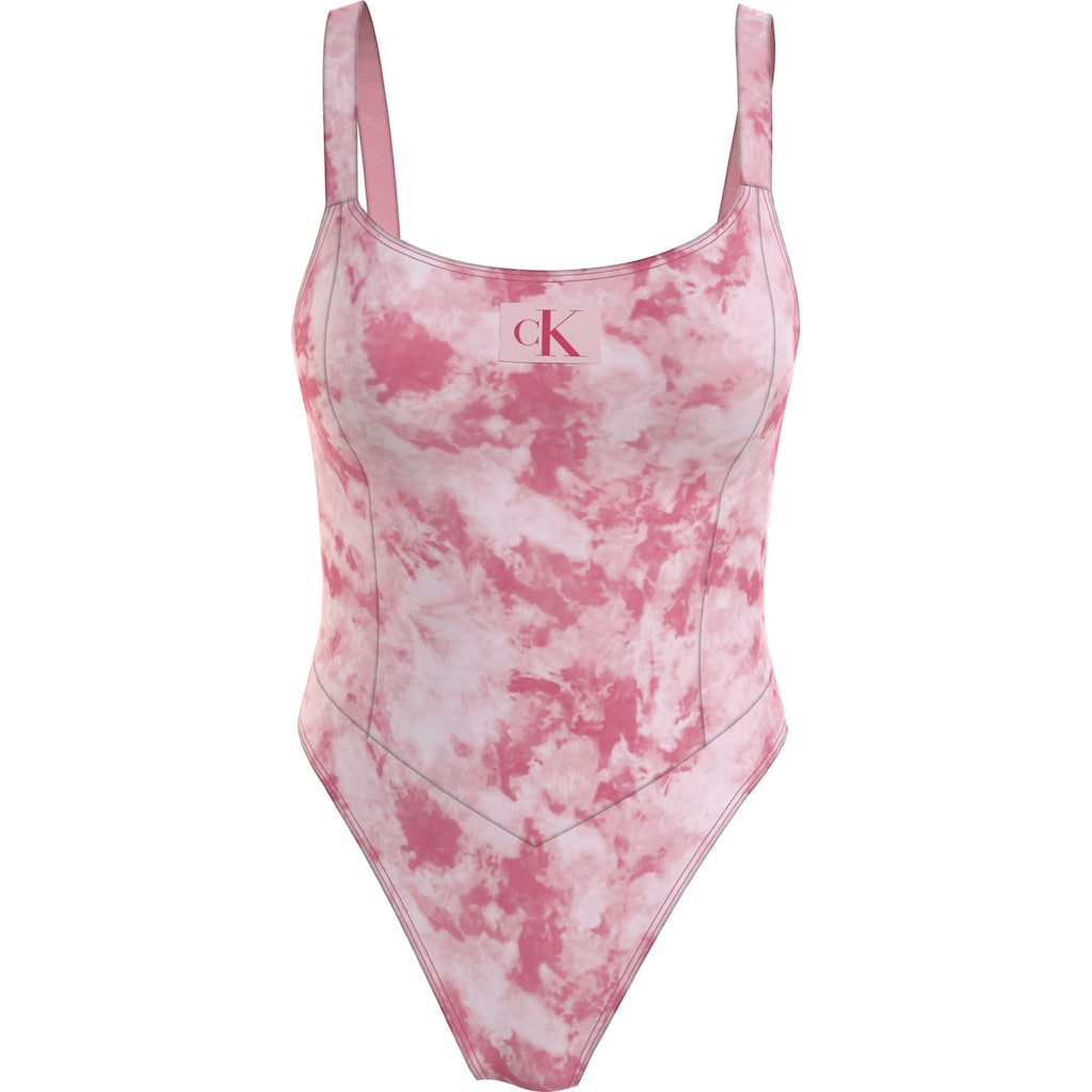 Calvin Klein Swimwear Badeanzug ONE PIECE-PRINT mit Calvin Klein Markenlabel Calvin Klein Swimwear Badeanzug ONE PIECE-PRINT mit Calvin Klein Markenlabel
