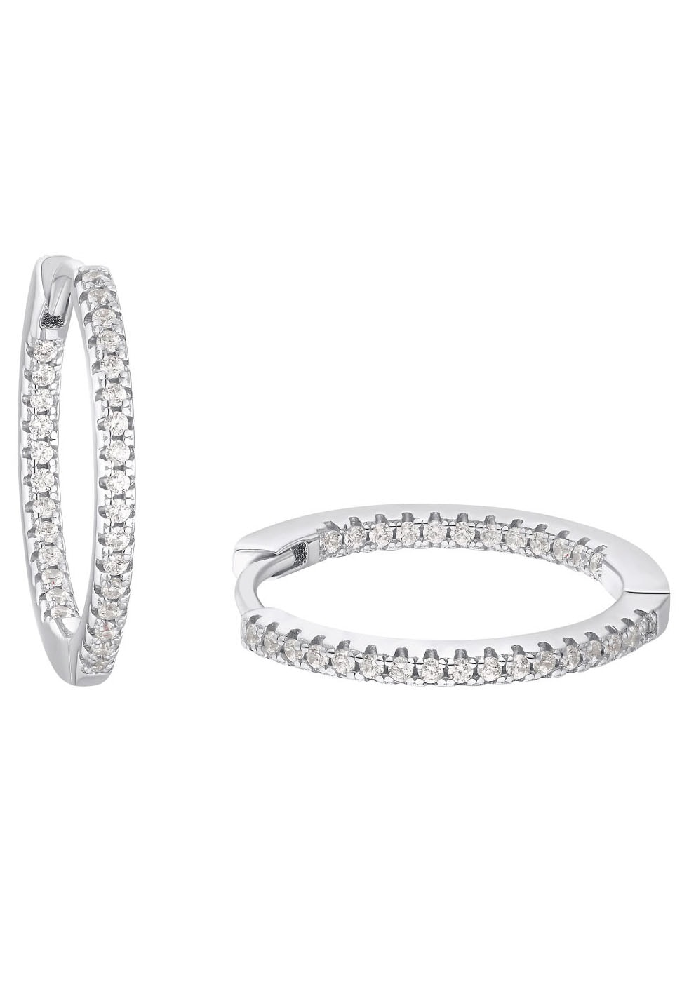 Amor Paar Creolen 2034775 mit Zirkonia