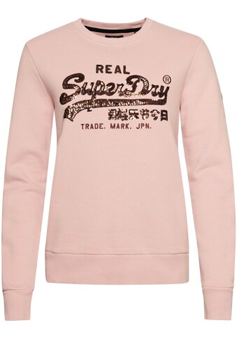 Superdry Sweatshirt »VINTAGE VL EMBELLISH CREW« kaufen