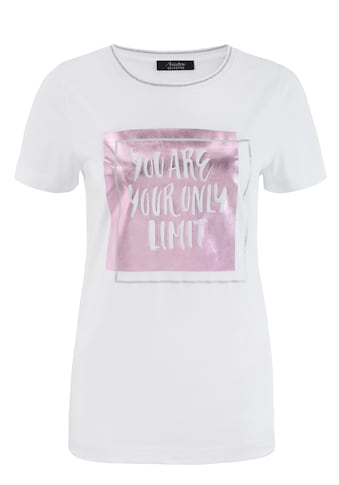 Aniston SELECTED T-Shirt, mit Foliendruck und Statement-Spruch kaufen