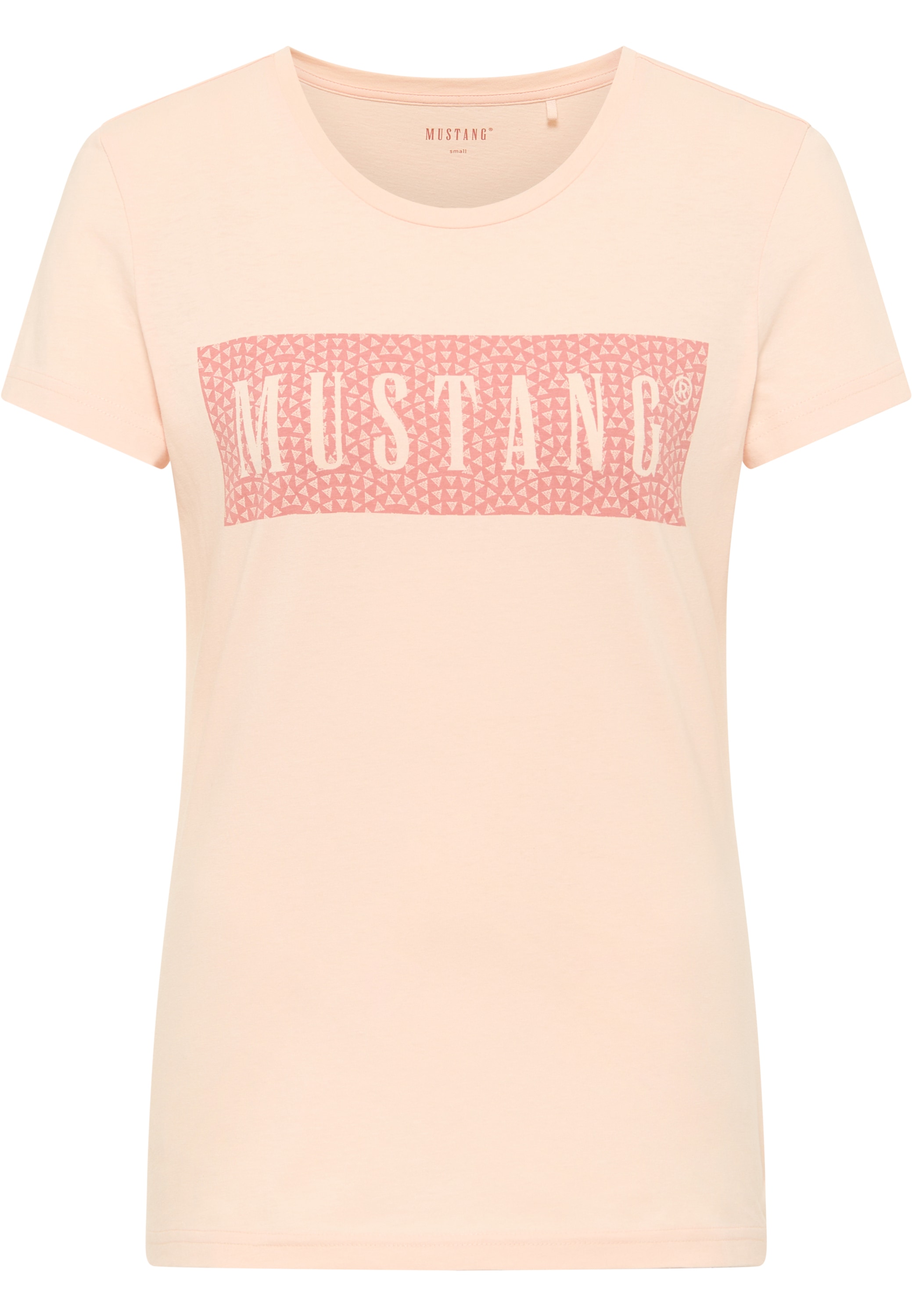 MUSTANG Kurzarmshirt »Mustang T-Shirt I\'m online | walking Print-Shirt«