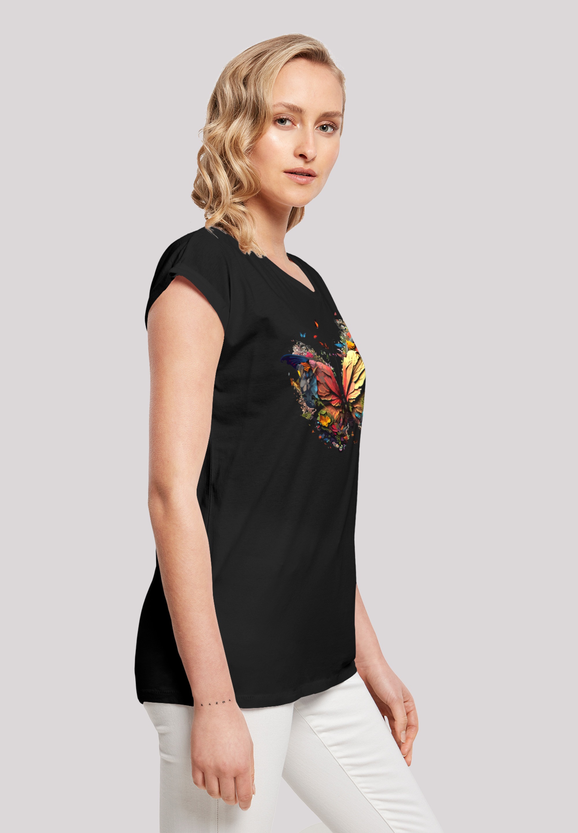F4NT4STIC T-Shirt »Schmetterling Bunt«, Print walking | bestellen I\'m
