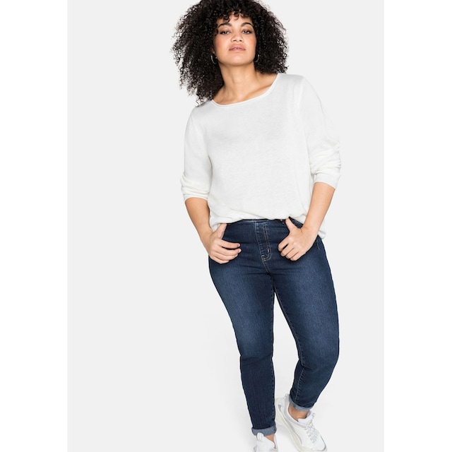 Sheego Stretch-Jeans »Große Größen«, mit Gummibund und Gürtelschlaufen  kaufen | I\'m walking