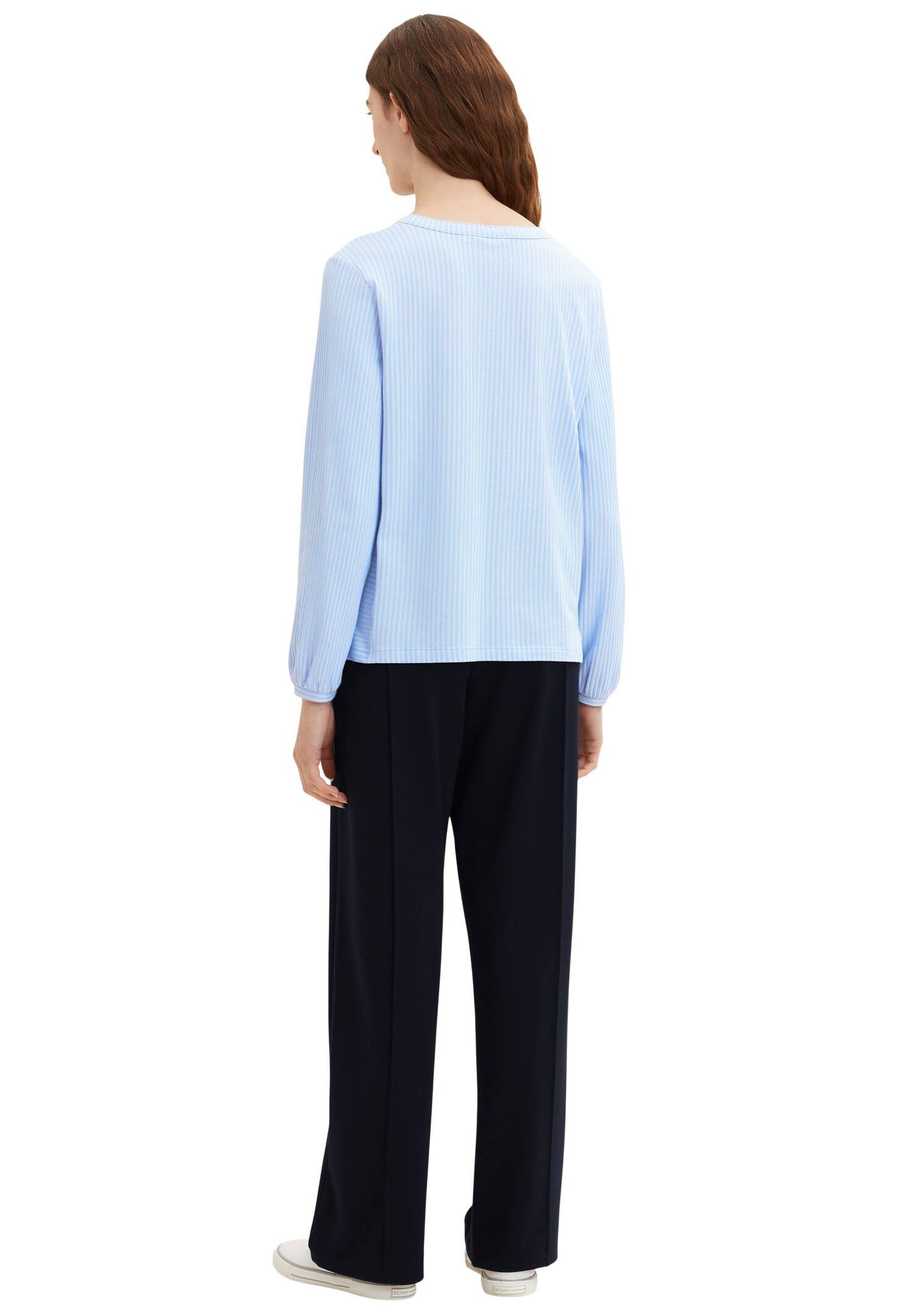 TOM TAILOR Blusenshirt, in gestreifter Optik kaufen