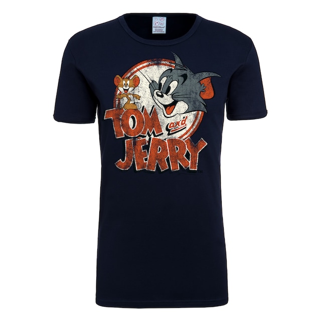 LOGOSHIRT T-Shirt »Tom & Jerry-Logo«, mit lizenziertem Originaldesign  online | I'm walking