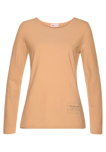 OTTO products Langarmshirt »natürlich gefärbt mit CLAY-DYE«, GOTS zertifiziert -... kaufen