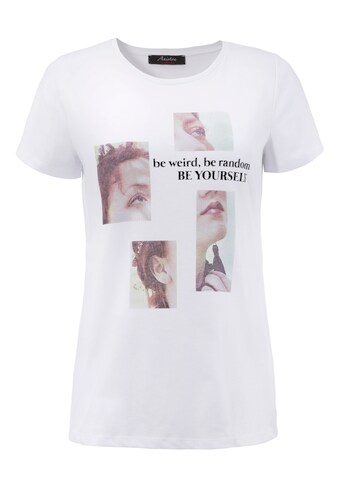 Aniston CASUAL T-Shirt, mit Frontdruck und Schriftzug kaufen