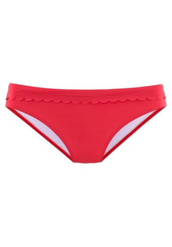 LASCANA Bikini-Hose »Scallop«, mit Umschlagbund kaufen