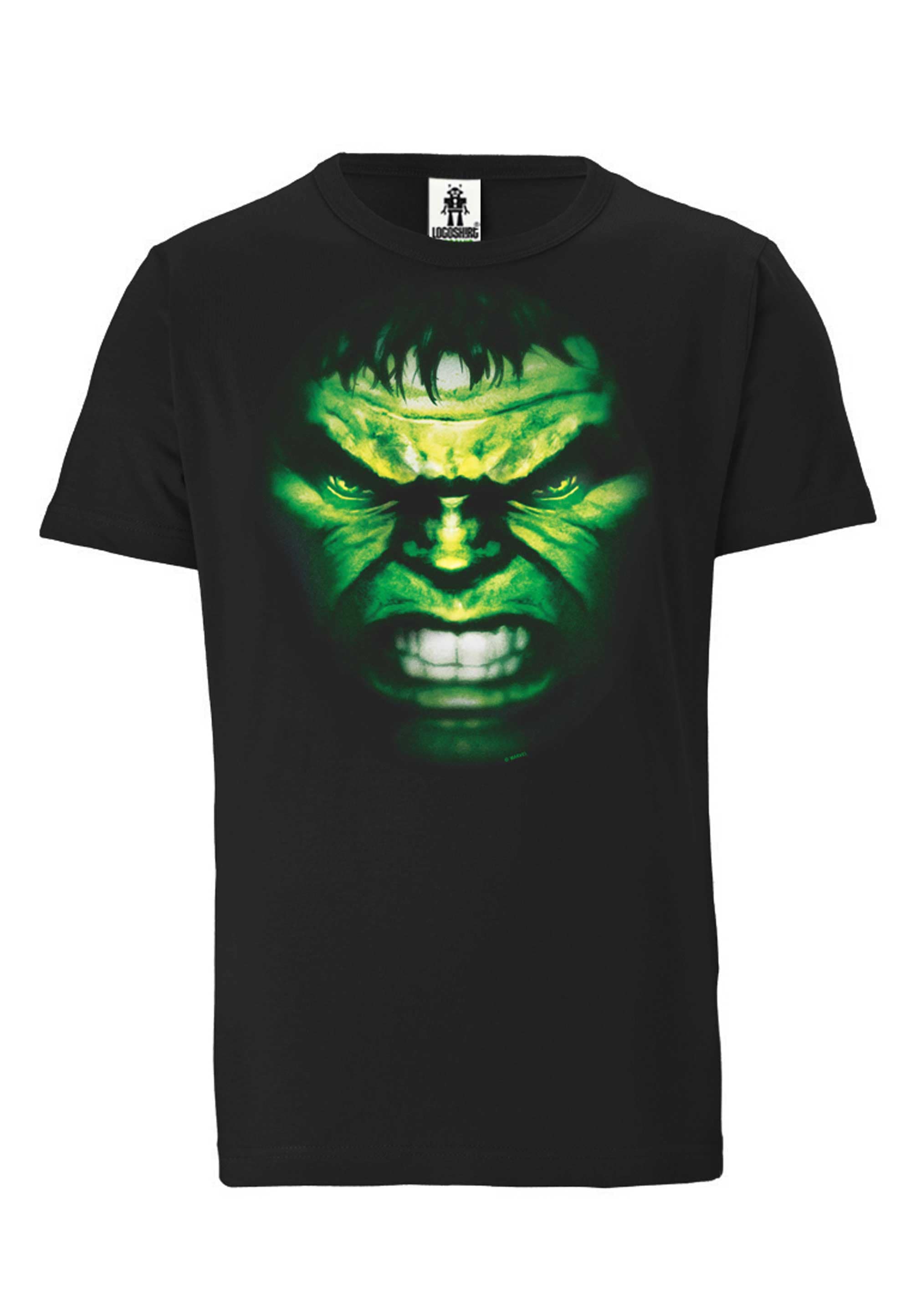 mit »Marvel Gesicht«, tollem - Hulk kaufen LOGOSHIRT T-Shirt Hulk-Print