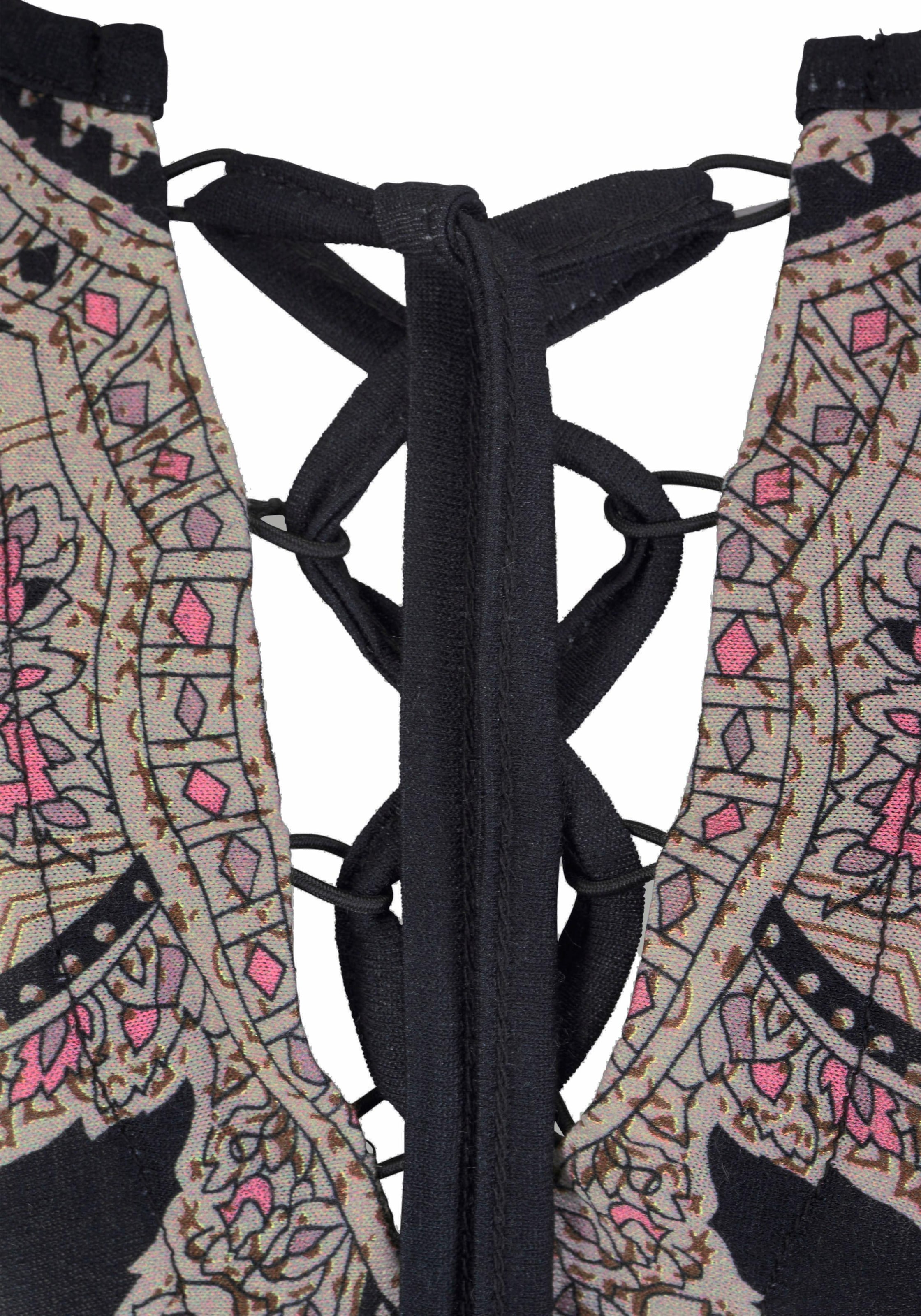 LASCANA Jerseykleid, mit Bordürendruck online | Strandkleider