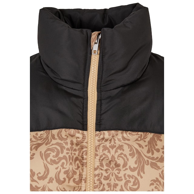 URBAN CLASSICS Winterjacke »Damen Ladies AOP Retro Puffer Jacket«, (1 St.),  ohne Kapuze shoppen