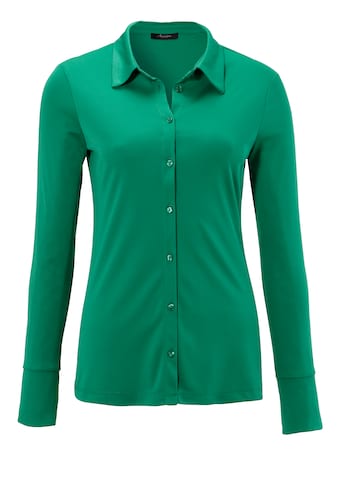 Aniston CASUAL Hemdbluse, in strukturierter Jersey-Crepé-Qualität - NEUE KOLLEKTION kaufen