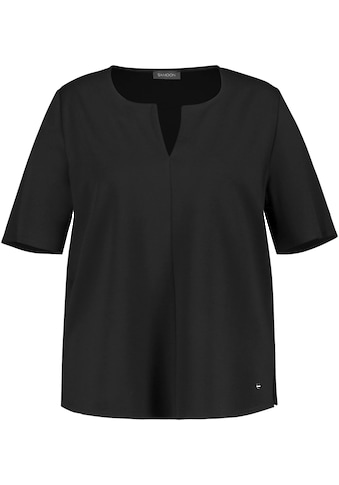 Samoon T-Shirt, mit Rundhals-Ausschnitt und Halbärmeln kaufen