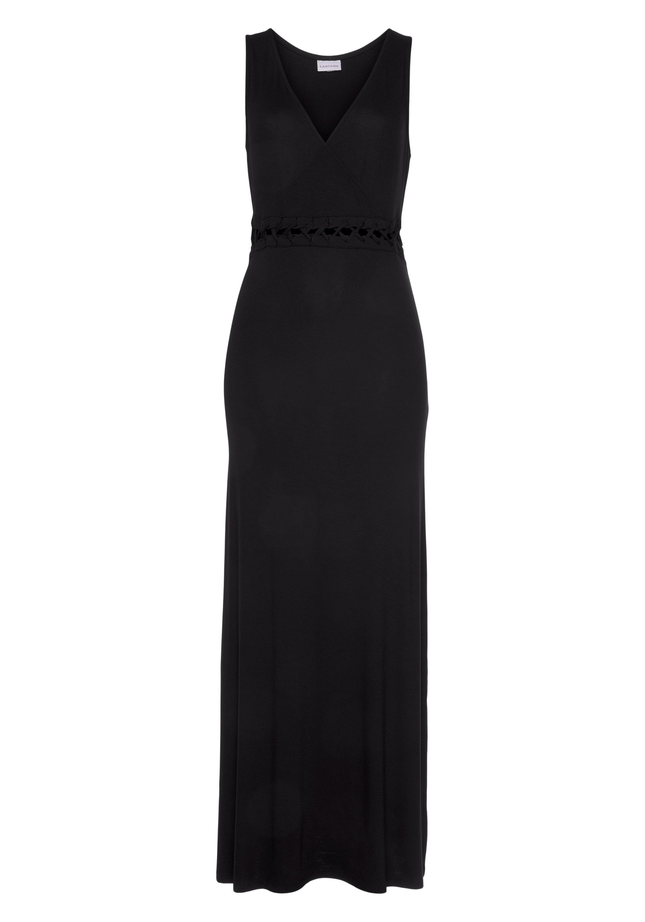 LASCANA Maxikleid, mit Schnürungsdetail in der Taille kaufen