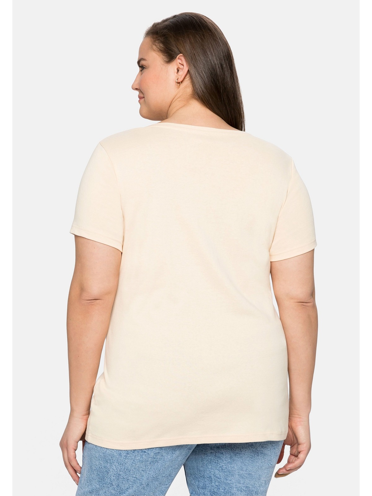 kaufen mit »Große Sheego T-Shirt V-Ausschnitt Größen«,