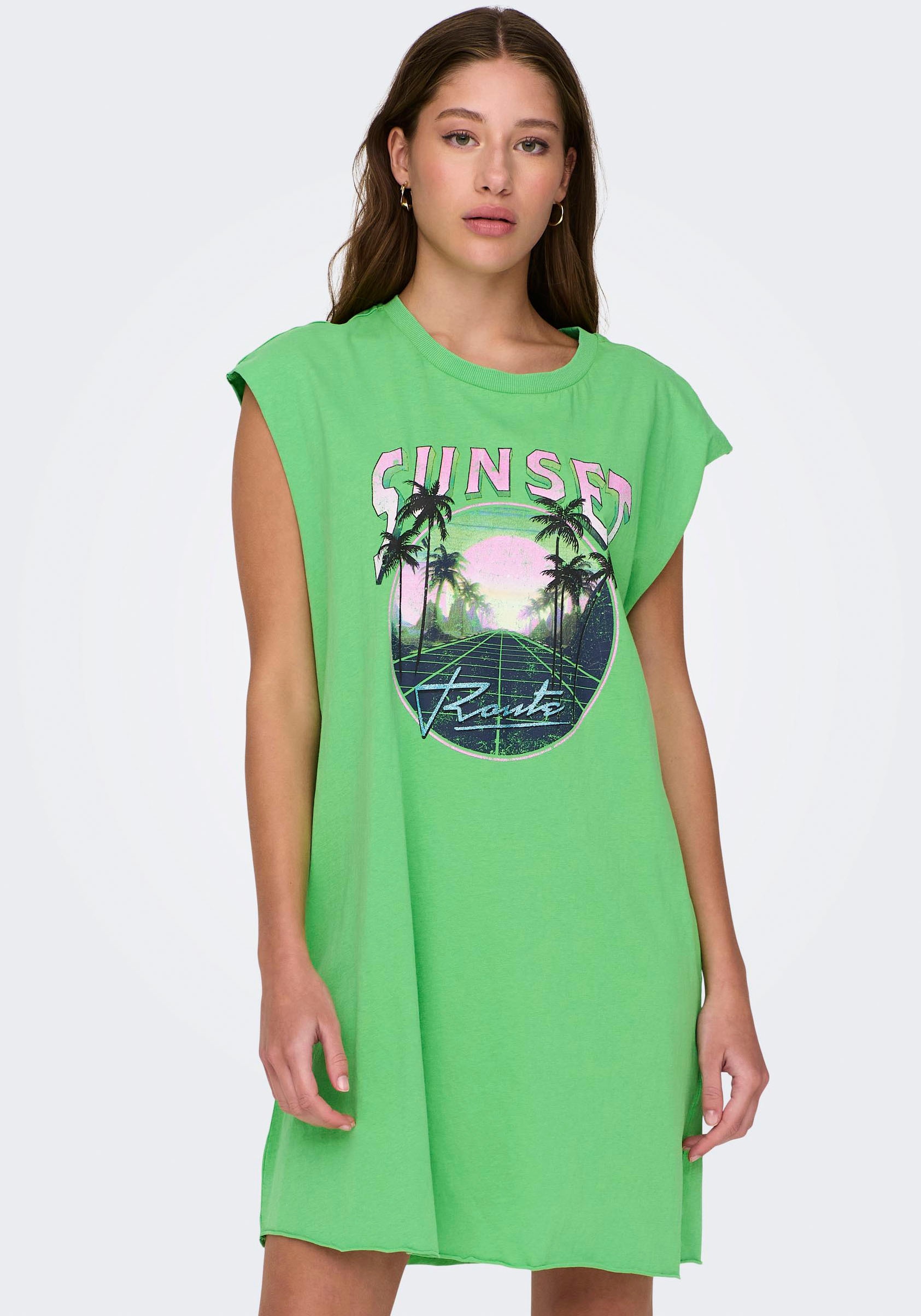 ONLY Shirtkleid »ONLLUCY S/L PALMS DRESS BOX JRS« shoppen | I\'m walking | Sommerkleider
