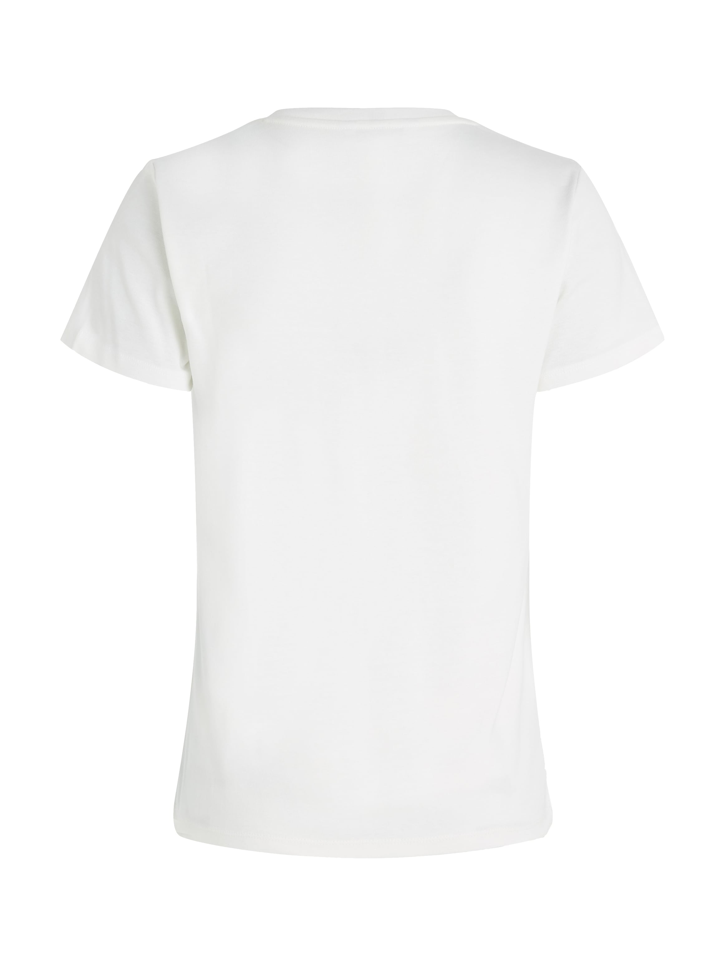 »SLIM RIB mit Logostickerei V-NECK shoppen dezenter Hilfiger Tommy CODY SS«, T-Shirt