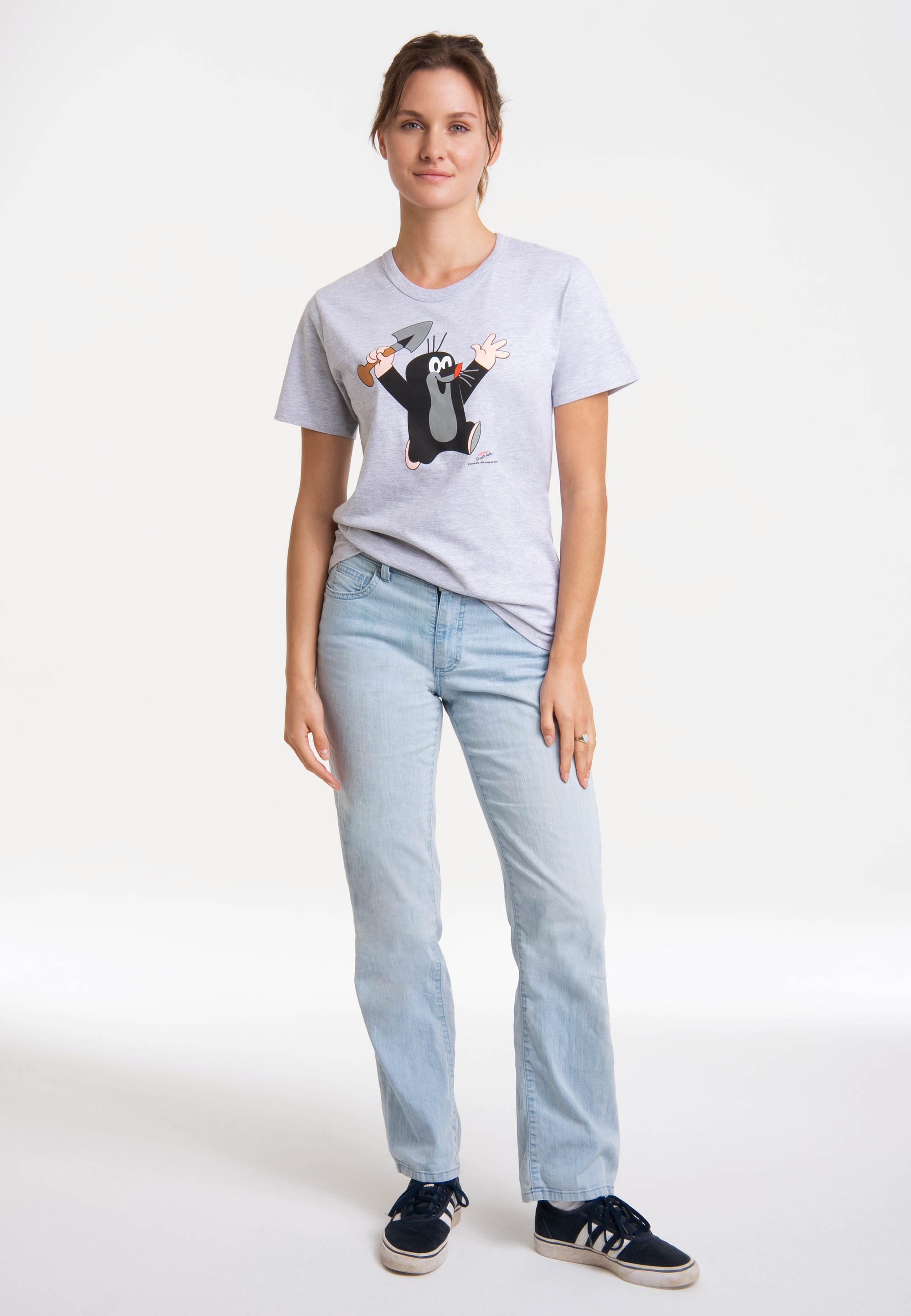 LOGOSHIRT T-Shirt mit | I\'m »Der Print - Juhu«, lizenziertem bestellen walking kleine Maulwurf