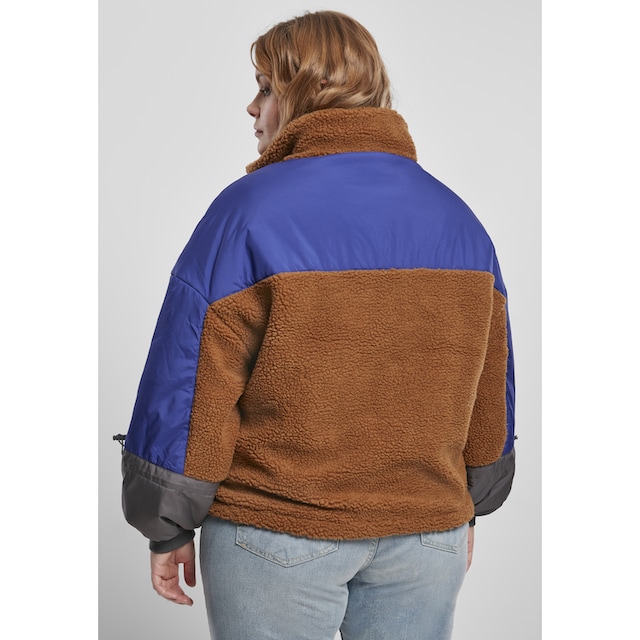 URBAN CLASSICS Outdoorjacke »Frauen Ladies Sherpa 3-Tone Pull Over Jacket«,  (1 St.) online kaufen | I'm walking