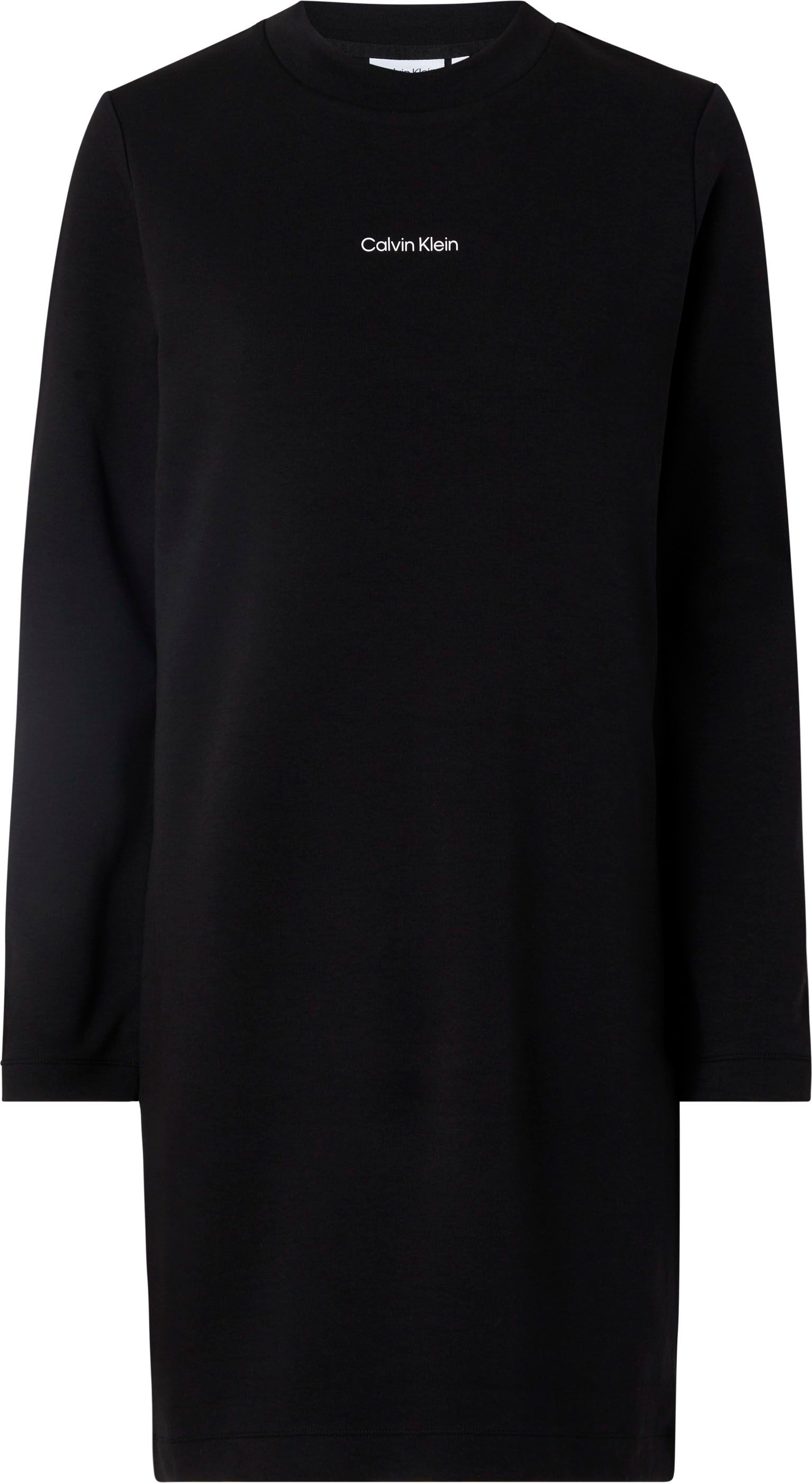 C-NECK DRESS online Markenlabel walking mit Sweatkleid »INCLU Klein LOGO LS«, Curve I\'m auf Calvin Brust | MICRO der