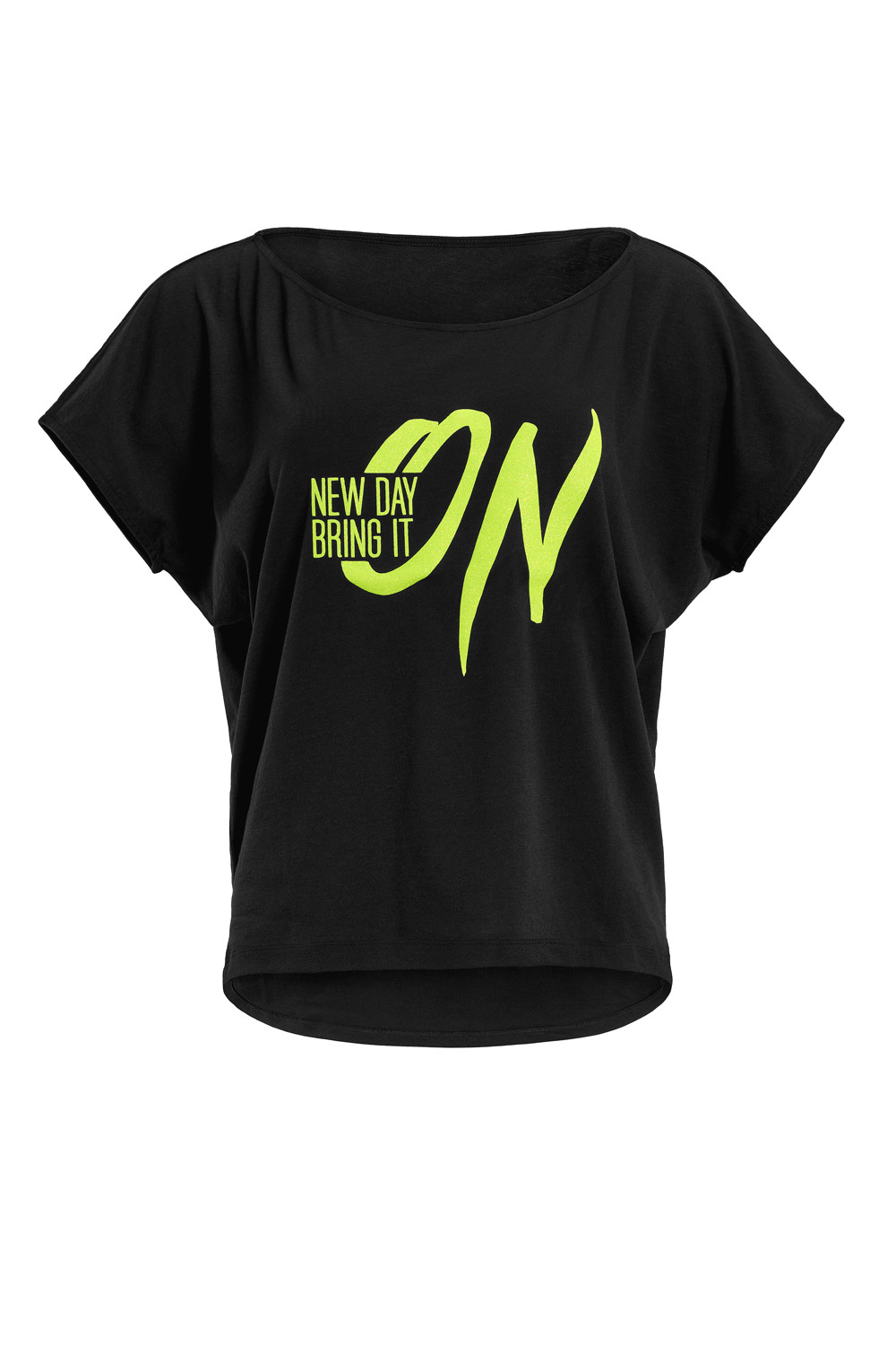 Sheego T-Shirt »Große Größen«, mit breiter Spitze I\'m | shoppen Rundhalsausschnitt walking am