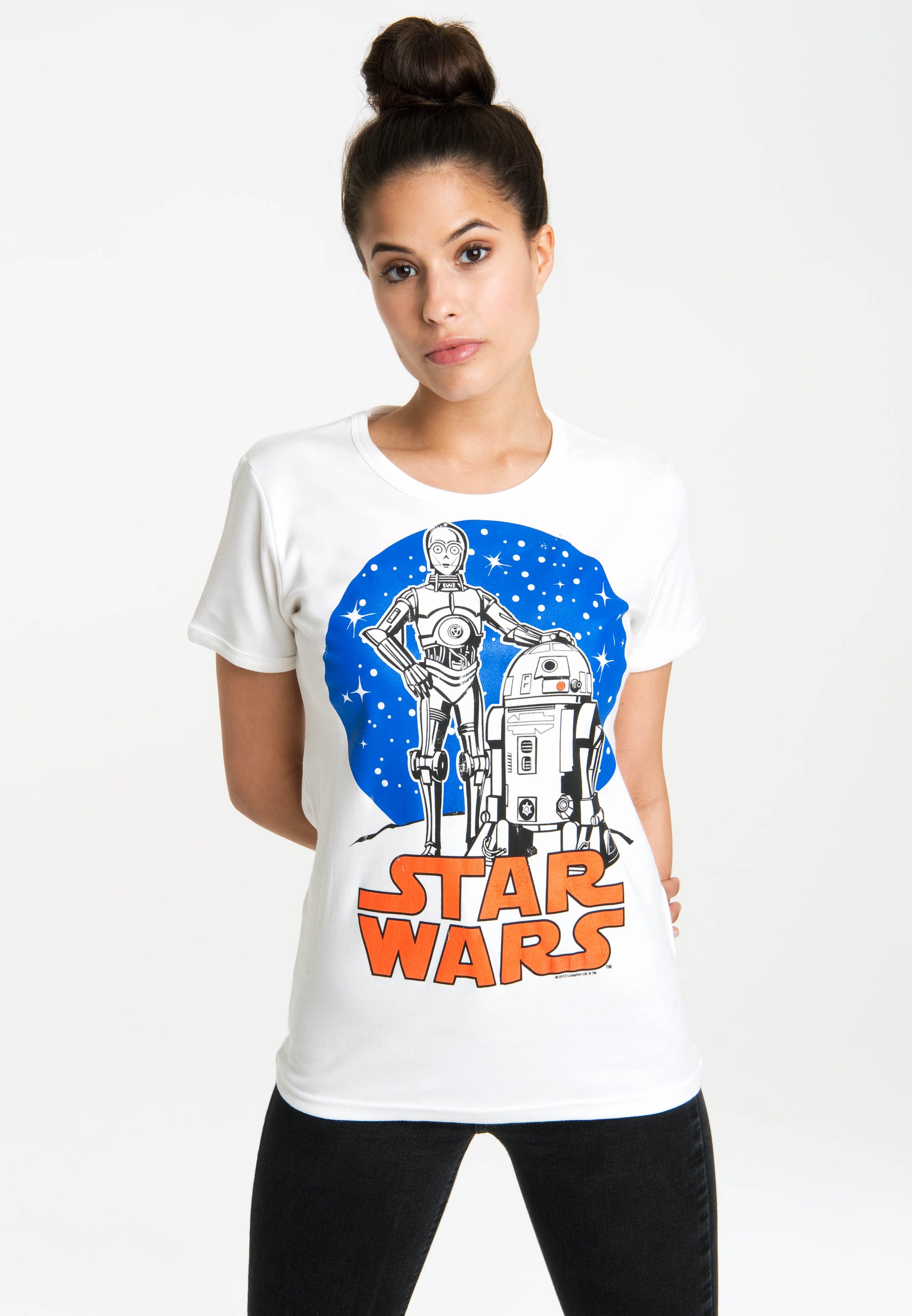 LOGOSHIRT T-Shirt »Droids«, mit lizenzierten Originaldesign kaufen | I\'m  walking