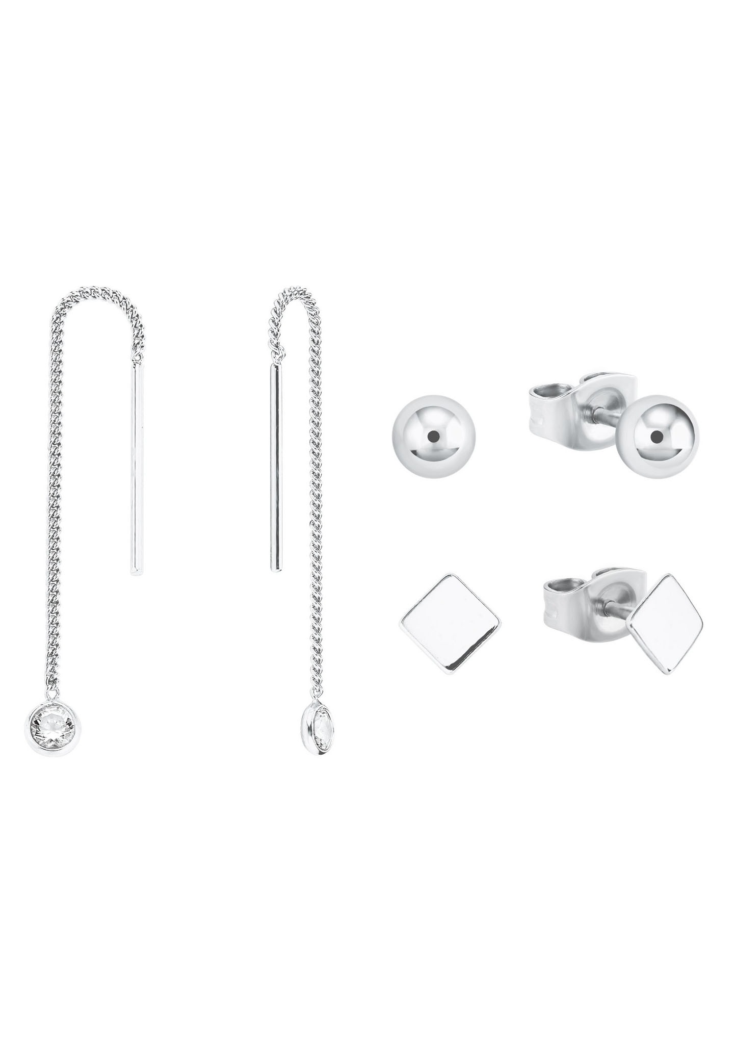 Amor Ohrring Set Raute 2027090 Set 6 Tlg Mit Zirkonia Kaufen I M Walking