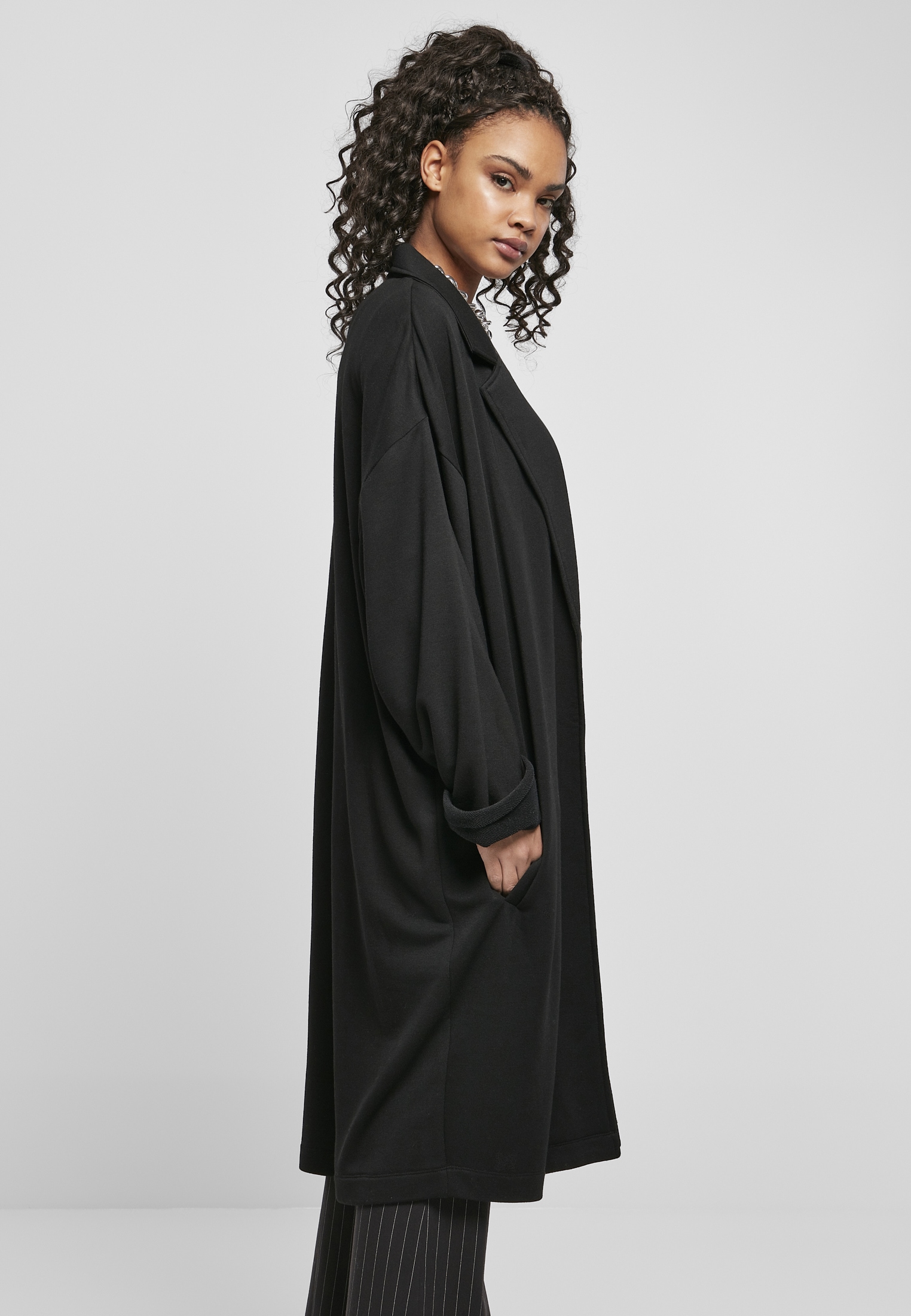 URBAN CLASSICS Sweatjacke »Damen Ladies Modal Terry Oversized Coat«, (1 tlg.)  online kaufen | I\'m walking