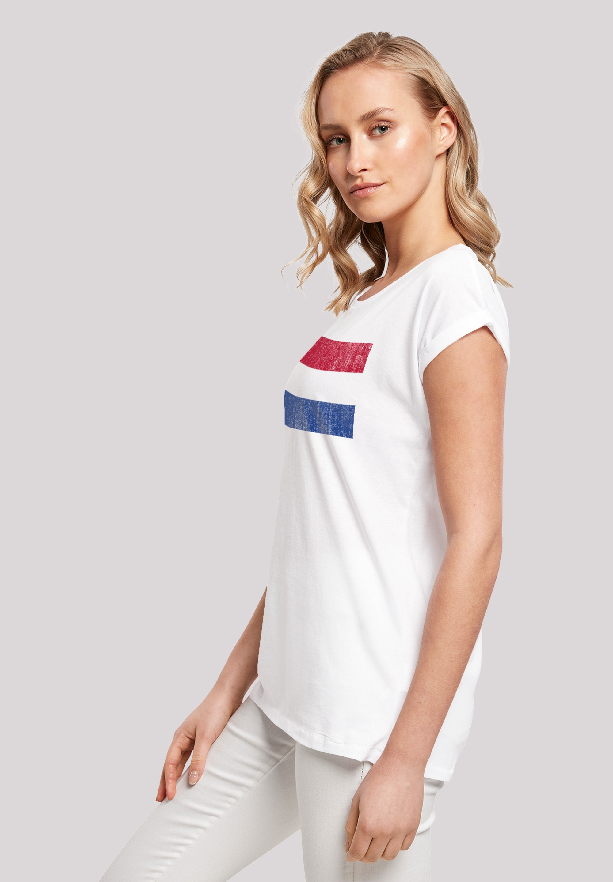Holland Flagge Print »Netherlands T-Shirt distressed«, kaufen NIederlande F4NT4STIC