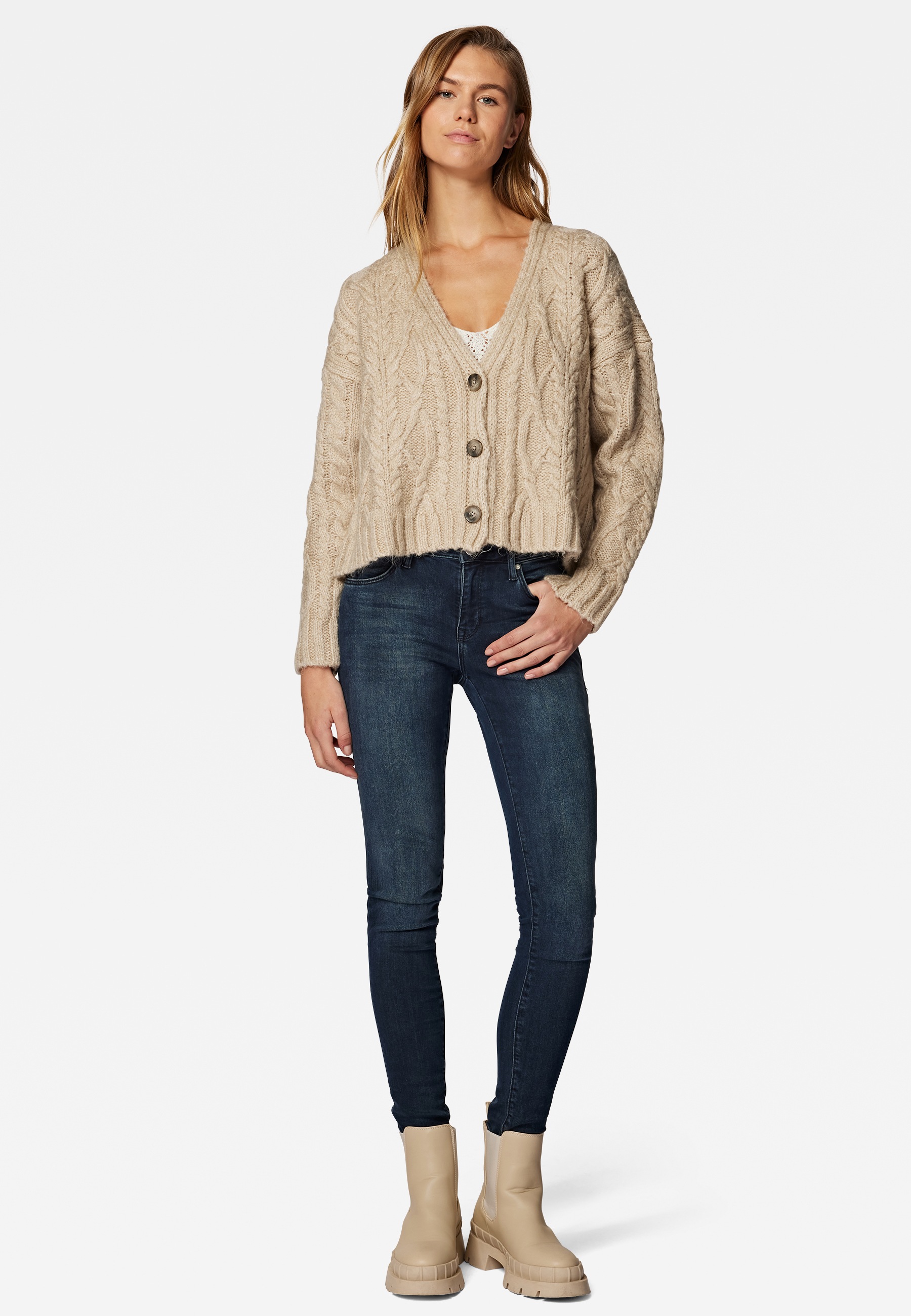 Mavi Strickpullover SHORT CARDIGAN kurzer Cardigan