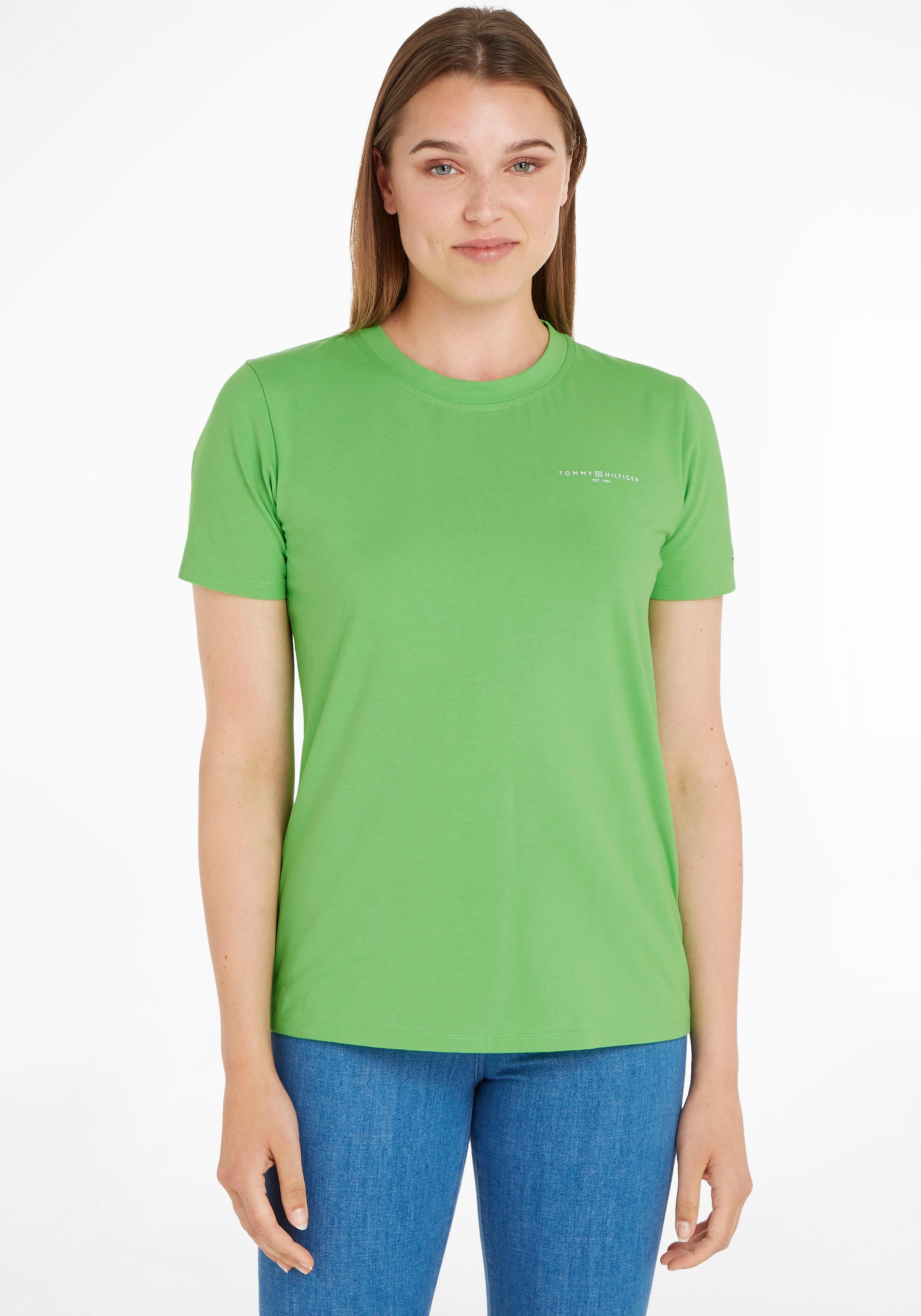 Tommy Hilfiger Rundhalsshirt »1985 REG MINI CORP LOGO C-NK SS«, mit Tommy Hilfiger... kaufen