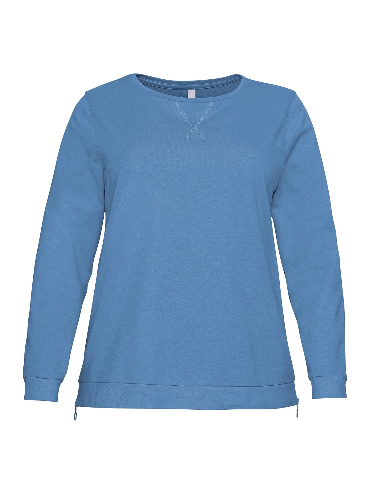 Sheego Sweatshirt »Große Größen«, mit online Reißverschlüssen seitlichen
