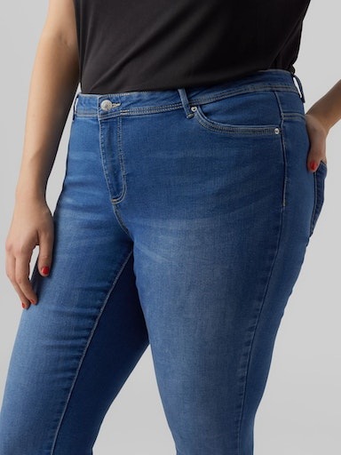 Vero Moda Curve Slim-fit-Jeans »VMFANYA SLIM JEANS VI3312 GA CUR NOOS«  kaufen | I'm walking