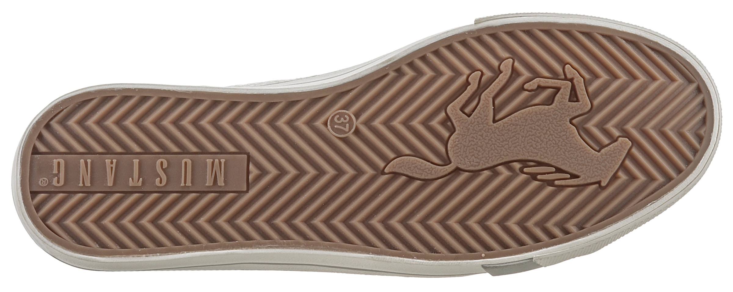 Mustang Shoes Sneaker, mit feinen Häkelapplikationen