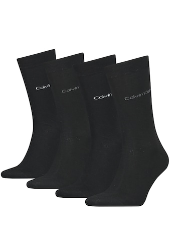 Socken, (Packung, 4 Paar), CK MEN SOCK 4P GIFTBOX