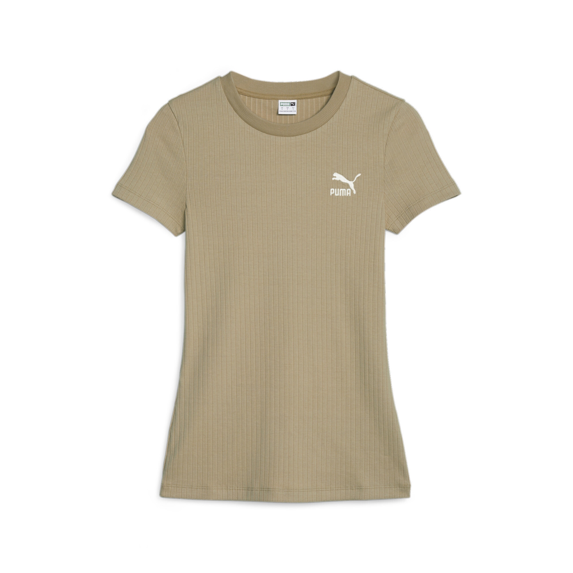 PUMA T-Shirt »Classics T-Shirt geripptes bestellen Slim Damen«