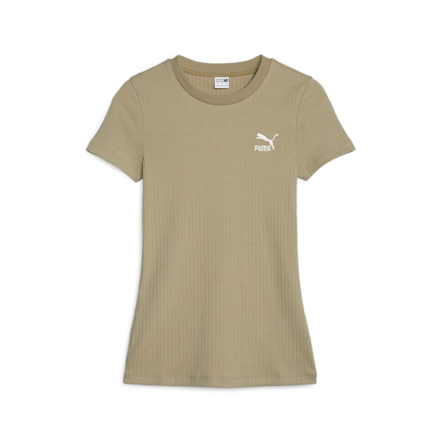 PUMA T-Shirt »Classics geripptes Slim T-Shirt Damen« bestellen